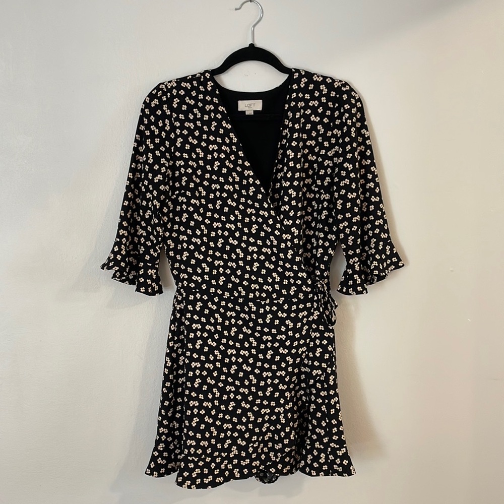 Loft Flutter Wrap Romper